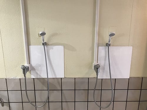自動止水シャワー