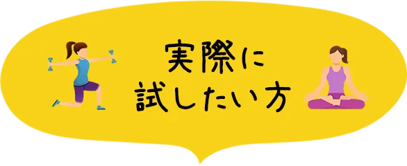 実際に試したい方