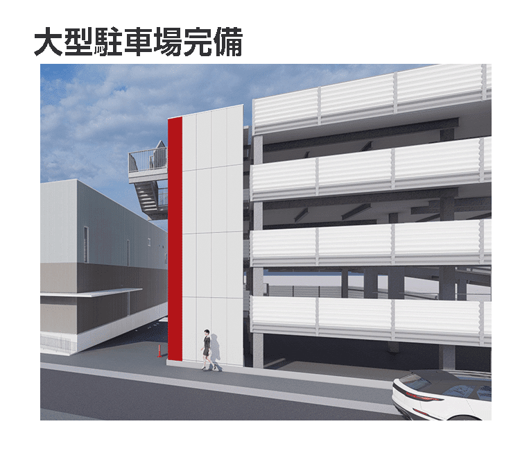 ルネサンス光の森駐車場イメージ