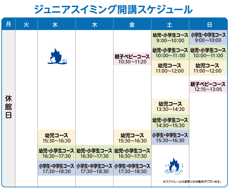 開講スケジュール