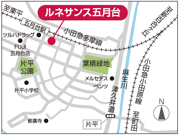 お客様センター地図画像