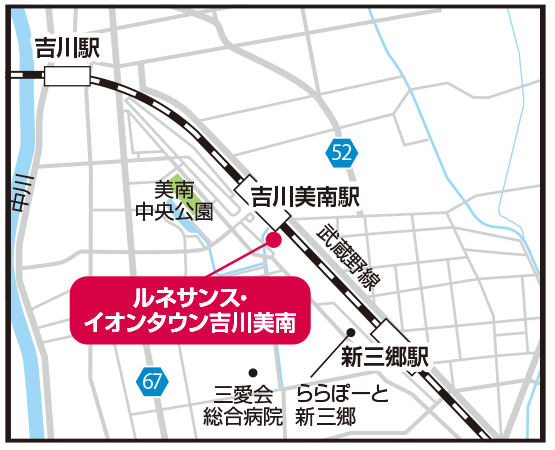 お客様センター地図画像